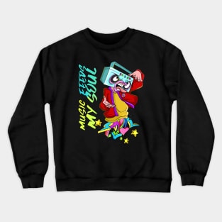 Party loving Monster Crewneck Sweatshirt